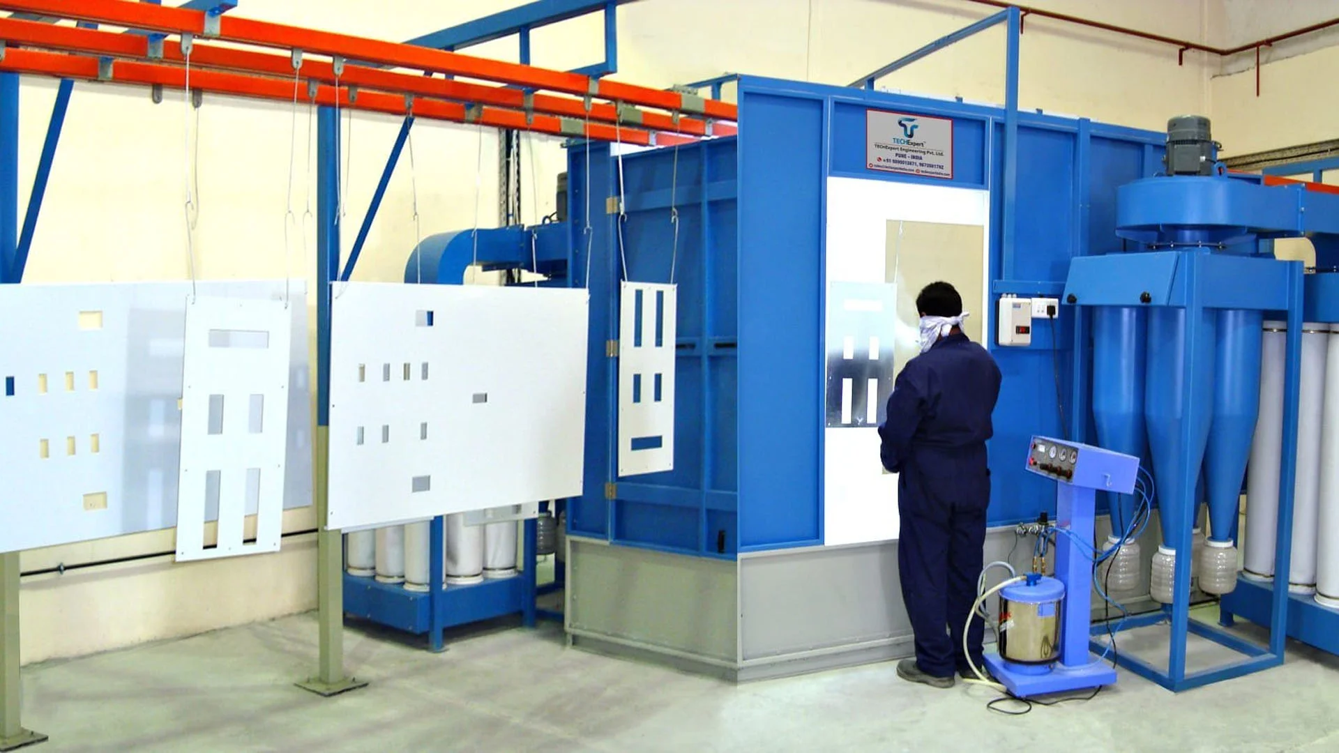  Semi Automatic Powder Coating Plant manufacturer in India